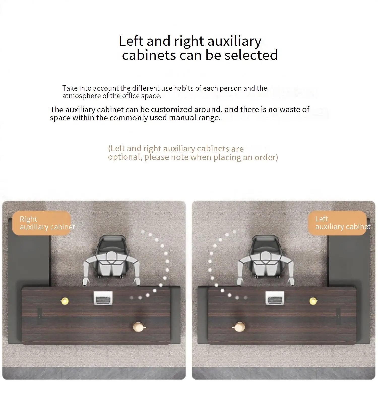 Corner Storage Office Desk Standing Drawers European Floor Computer Desks Black Wood Escritorios De Ordenador Modern Furniture