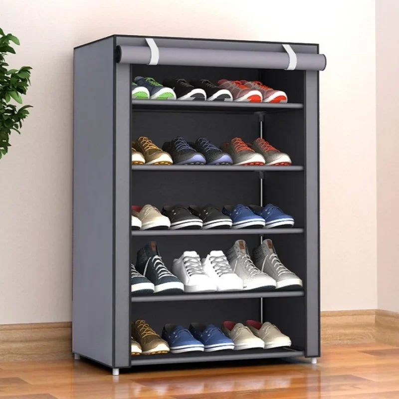 Multi-tier Combination Shoe Rack Home Bedroom Living Room Dustproof Storage Shoe Cabinet Dormitory Simple Shoe Organizer