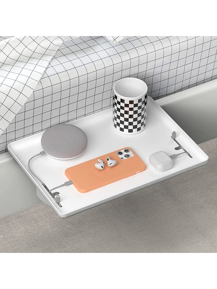 1 Bedside Shelf, Suitable For Bed, Dormitory, School, Home Storage Tray Storage Box, Bedside Table, Storage And Finishing