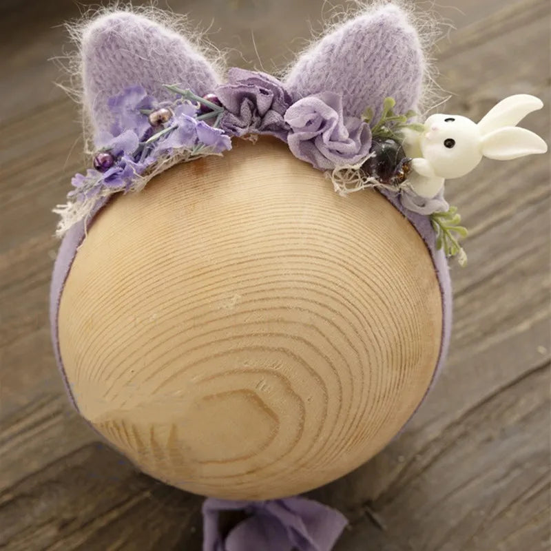 ❤️Newborn Photography Props Accessory Cute Manual Headband Studio Baby Photo Cartoon Ear Headwear Infant Shoot Accessories