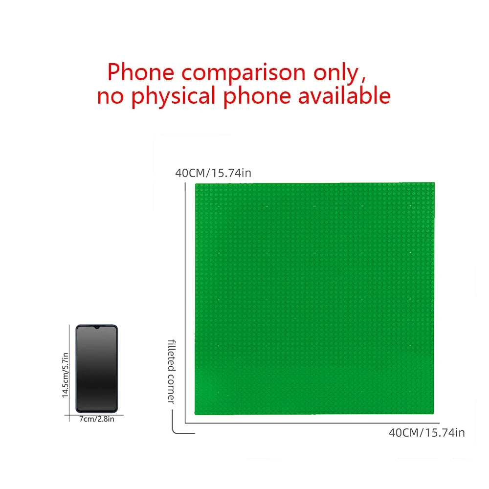 Classic Baseplate 50x50 Dots Building Blocks Bricks Base Plates DIY Plastic Board Building Blocks Baseplates Construction Toys