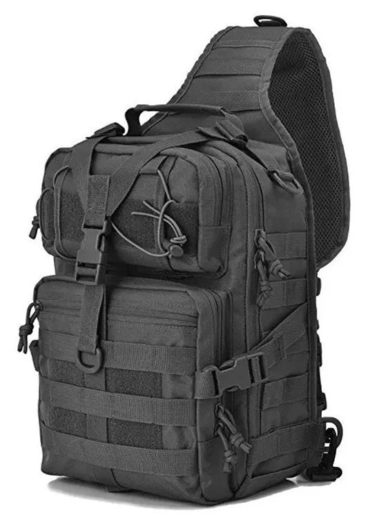 Rilibegan Chest Bag Waterproof Oxford Single Shoulder Bags Tactical Chest Bags Big Capacity Crossbody Bags Camouflage Chest Bag