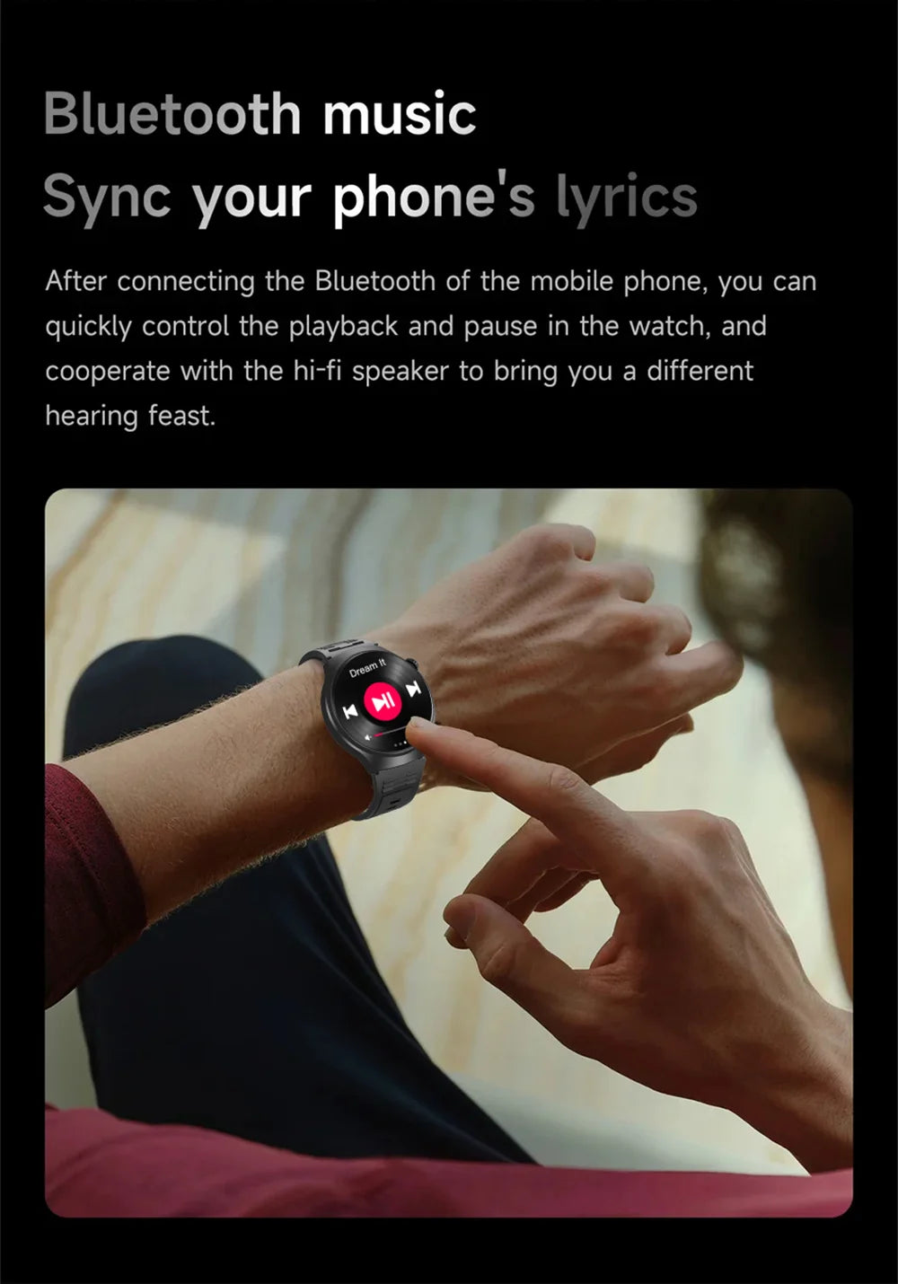 LAXASFIT 2025 New Men's Smart Watch HD Screen Heart Rate Bluetooth Call NFC Smartwatch For Men Women Holiday Gifts