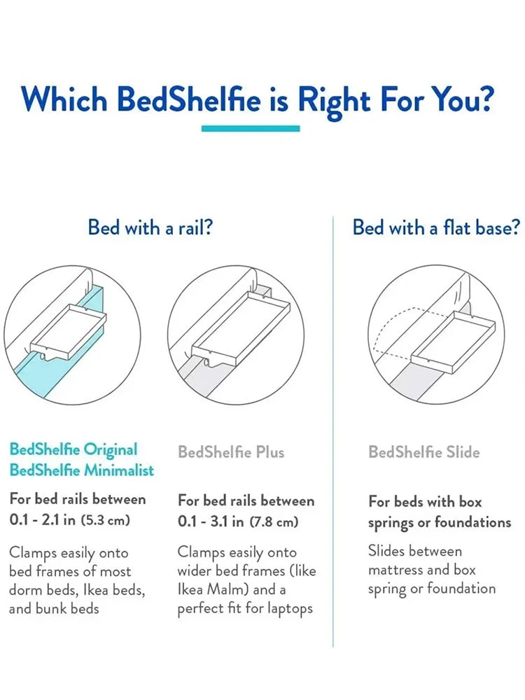 1 Bedside Shelf, Suitable For Bed, Dormitory, School, Home Storage Tray Storage Box, Bedside Table, Storage And Finishing