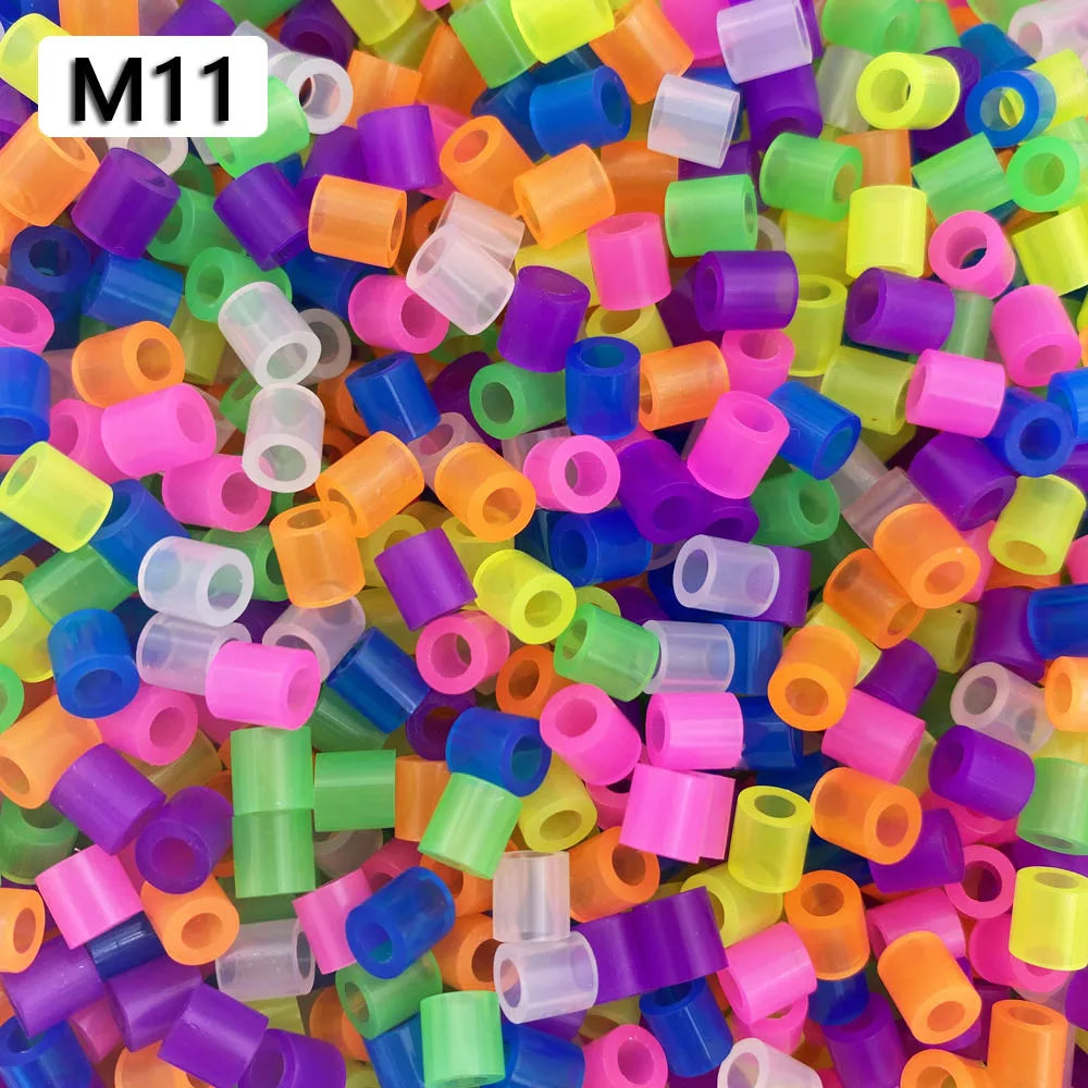 5MM 1000PCs Pixel Puzzle Iron Beads for kids Perler Hama Beads Diy High Quality Handmade Gift toy Fuse Beads