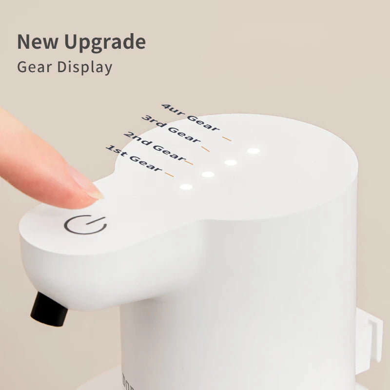 New Wall Mounted Automatic Soap Dispenser Foam Smart Hand Washing Machine 500ml Liquid Rechargeable Bathroom Induction Sensor