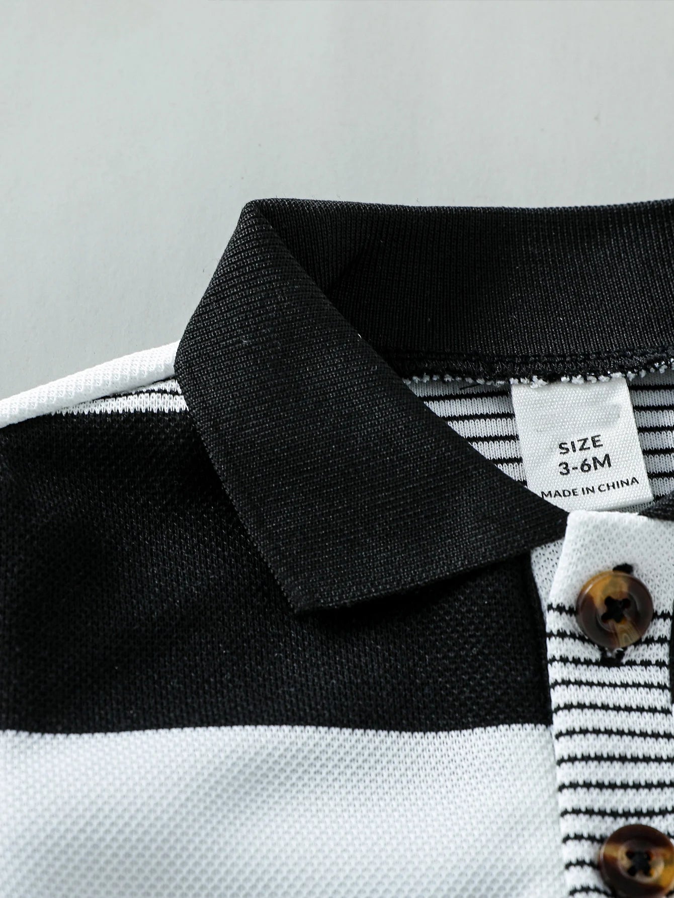 Children’s Summer New Arrival Boys’ Regular Striped Teddy Bear Short T-Shirt and Shorts Casual Sport Two-Piece Set