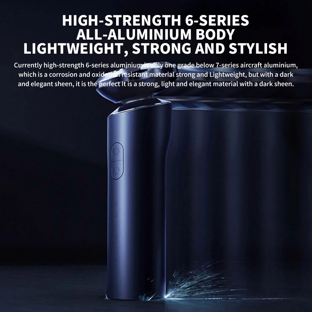 XIAOMI MIJIA Electric Shaver S700 Portable Flex Razor 3 Head Shaving IPX7 Waterproof Washable Beard Trimmer Trimer Cutter 30 day