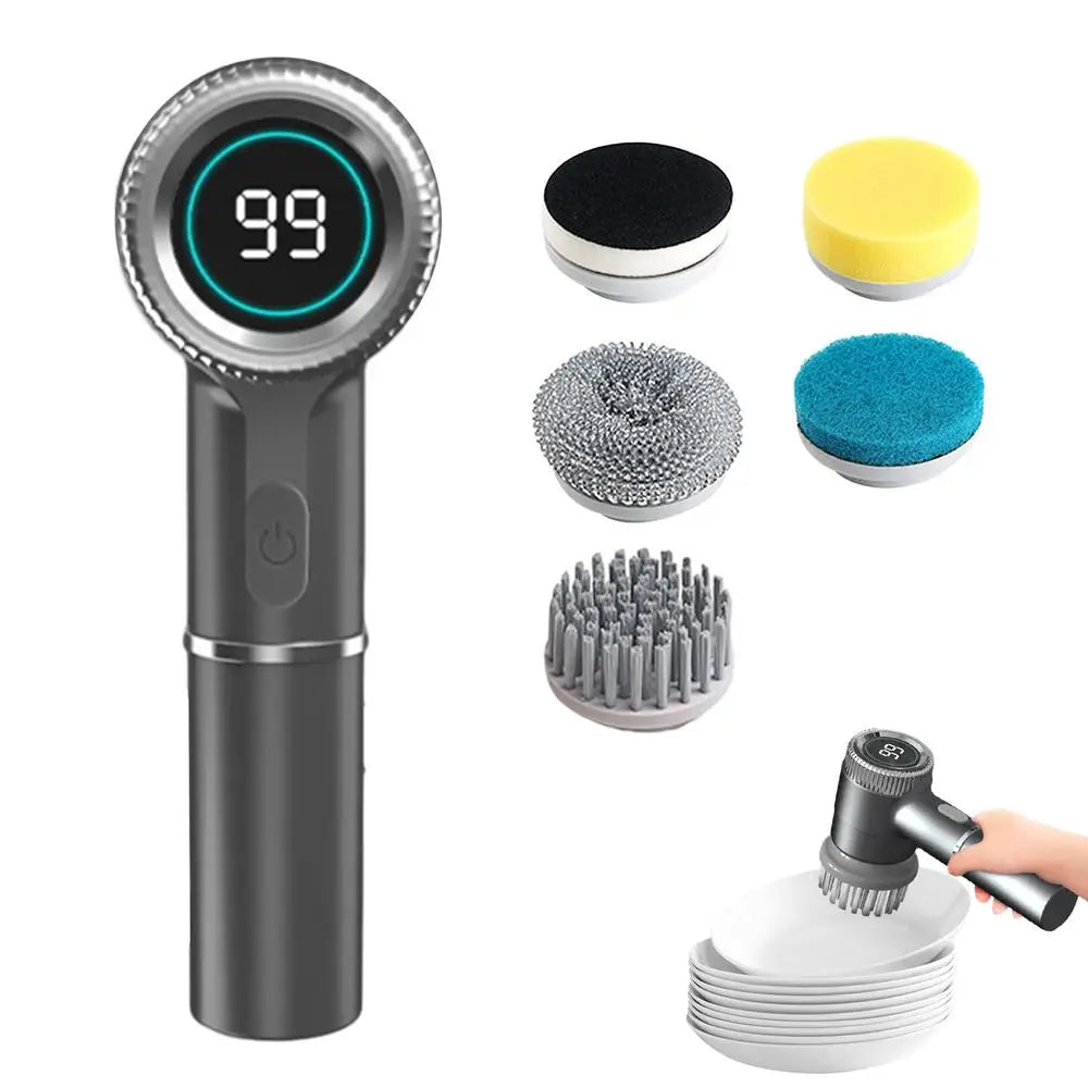 Zai Xiao Bathroom Professional Cleaning Automatic Handheld Rechargeable Electric Cleaning Brush Kitchen Dishwashing Pot Shoe Bot