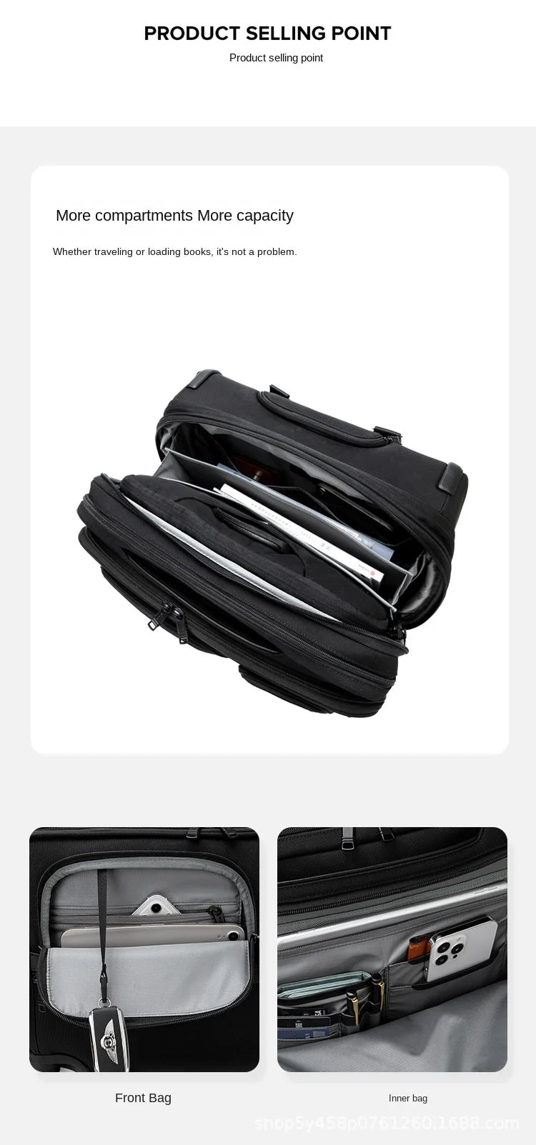 18 inch Travel Suitcases Rolling Luggage Business Boarding Laptop Bag Oxford Cloth Trolley Case With wheels Carry on luggage