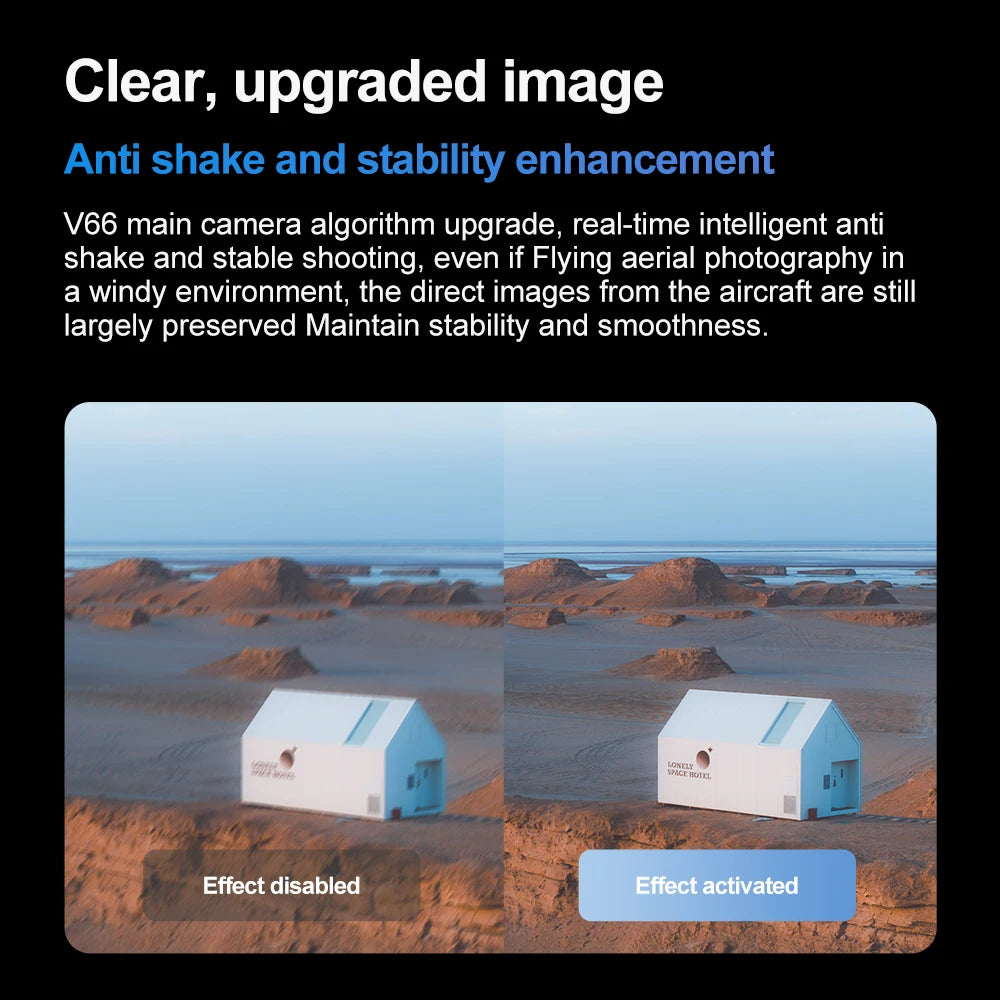 New V66 Mini Drone HD Camera 4K 1080P 180 ° Lens Wifi FPV Dron Professional Obstacle Avoidance Helicopter RC Quadcopter Toys