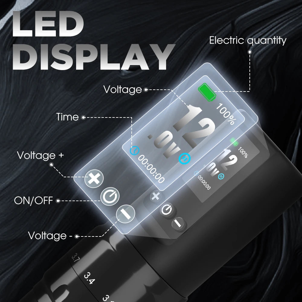 Filter Wireless Tattoo Kits Cartridge Tattoo Machine Pen Kits with 40pcs Cartridge Tattoo Needles Permanent Makeup Tattoo Supply