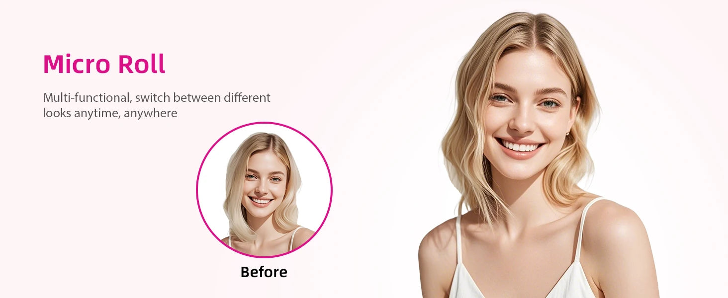 Cordless Hair Straightener Brush 10,000mAh Portable 300M Negative Ions for Frizz-Free Shine Fast Heating, Gift for Women