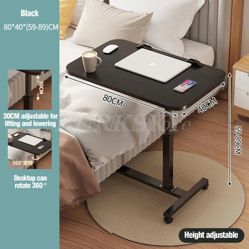 Simple Laptop Desk Lazy Bed Desk Learning Simple Small Table Learning Table Movable Bedside Adjustable Portable Laptop table