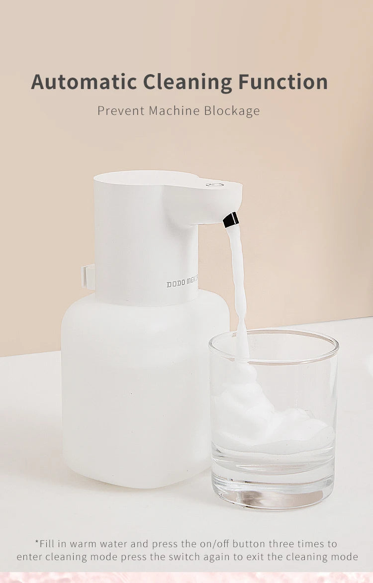 New Wall Mounted Automatic Soap Dispenser Foam Smart Hand Washing Machine 500ml Liquid Rechargeable Bathroom Induction Sensor