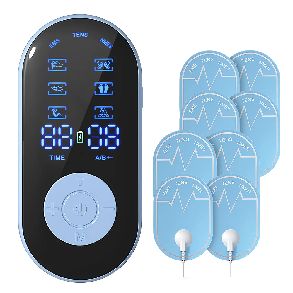 EMS NMES TENS Electronic Boday Massager Muscle Stimulator 18 Modes 30 Intensity Full Body Massager Relax Slimming Machine