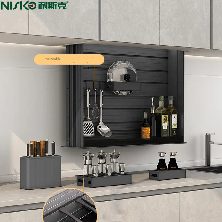 Kitchen Cabinet Basket Space Savings Pull Down Elevator Dish Rack Storage Bowl Rack Electric Down And Up Touch And Voice Control