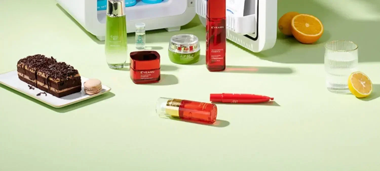 220V EOS Mini Compact Refrigerator for Bedroom, Dorm Room, Office and Travel CAB