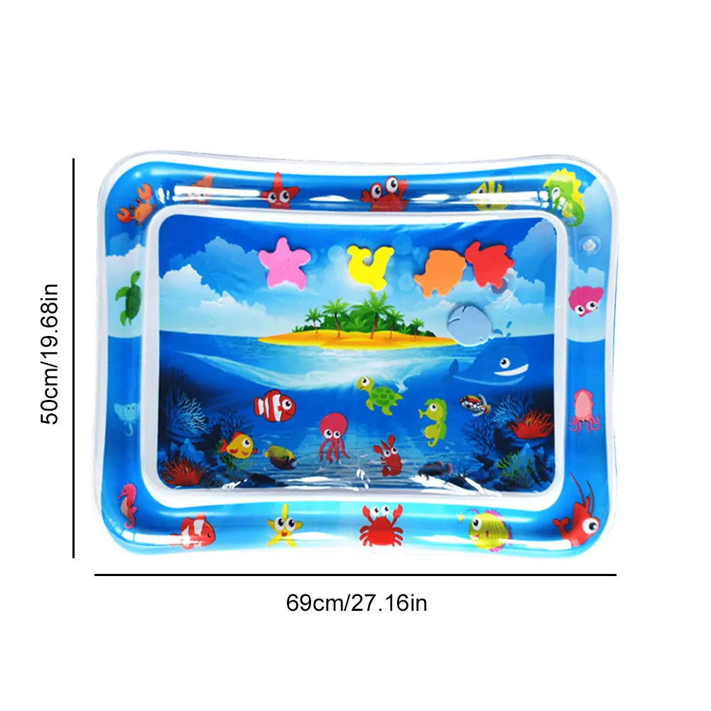 Baby Water Play Mat Inflatable Toys Children's Mat Kids Thicken PVC Playmat Toddler Activity Play Center Water Mat for Babies