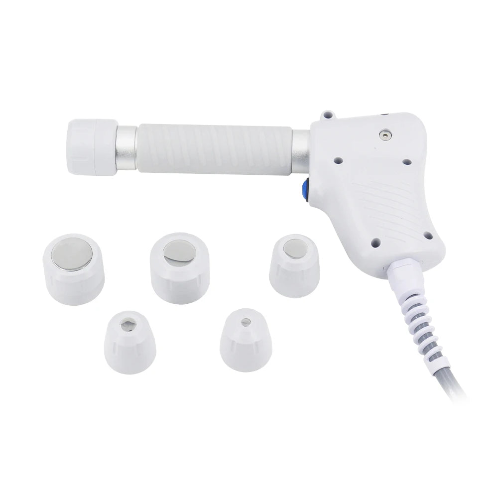 12Bar Shockwave Therapy Machine 6 Probes Extracorporeal Pneumatic Shock Waves Tennis Elbow ED Pain Relief Body Relax Massager