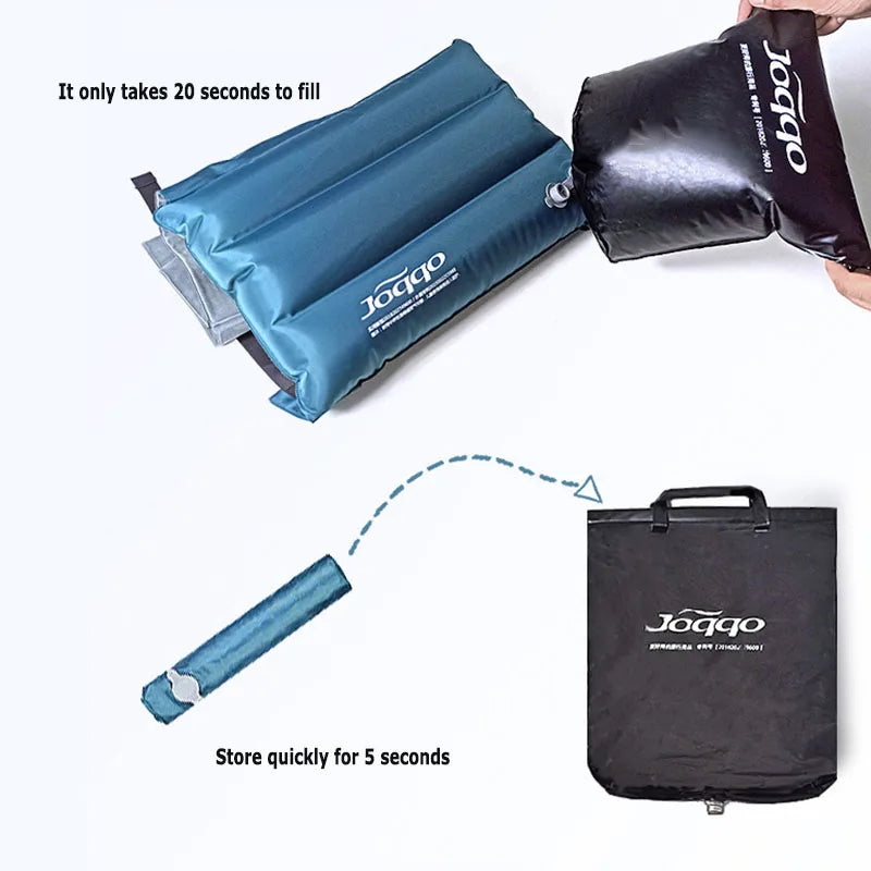 Adjustable Footrest Hammock with Inflatable Pillow Seat Cover Planes Trains Buses Swing Chair Outdoor Chair Travel Hammock Chair