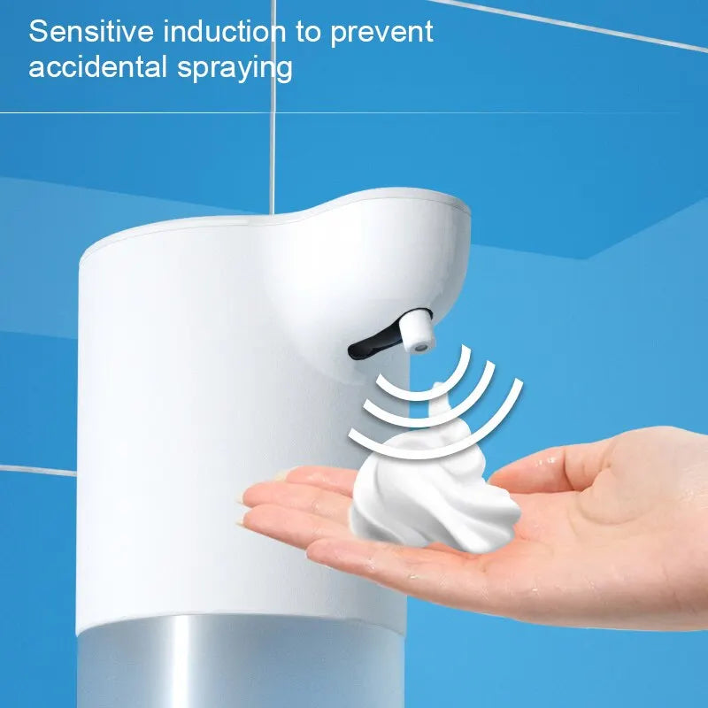 350ML Touchless Automatic Soap Foam Dispenser USB Rechargeable Foam Hand Washer Machine Bathroom Infrared Sensor Soap Dispenser