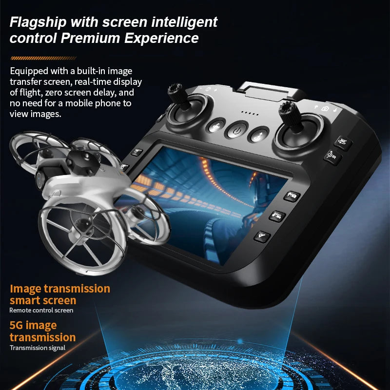 Professional Mini RC Drone 4K WIFI FPV HD Aerial Photography Brushless motor Optical Flow Positioning Dual Camera Quadcopter Toy