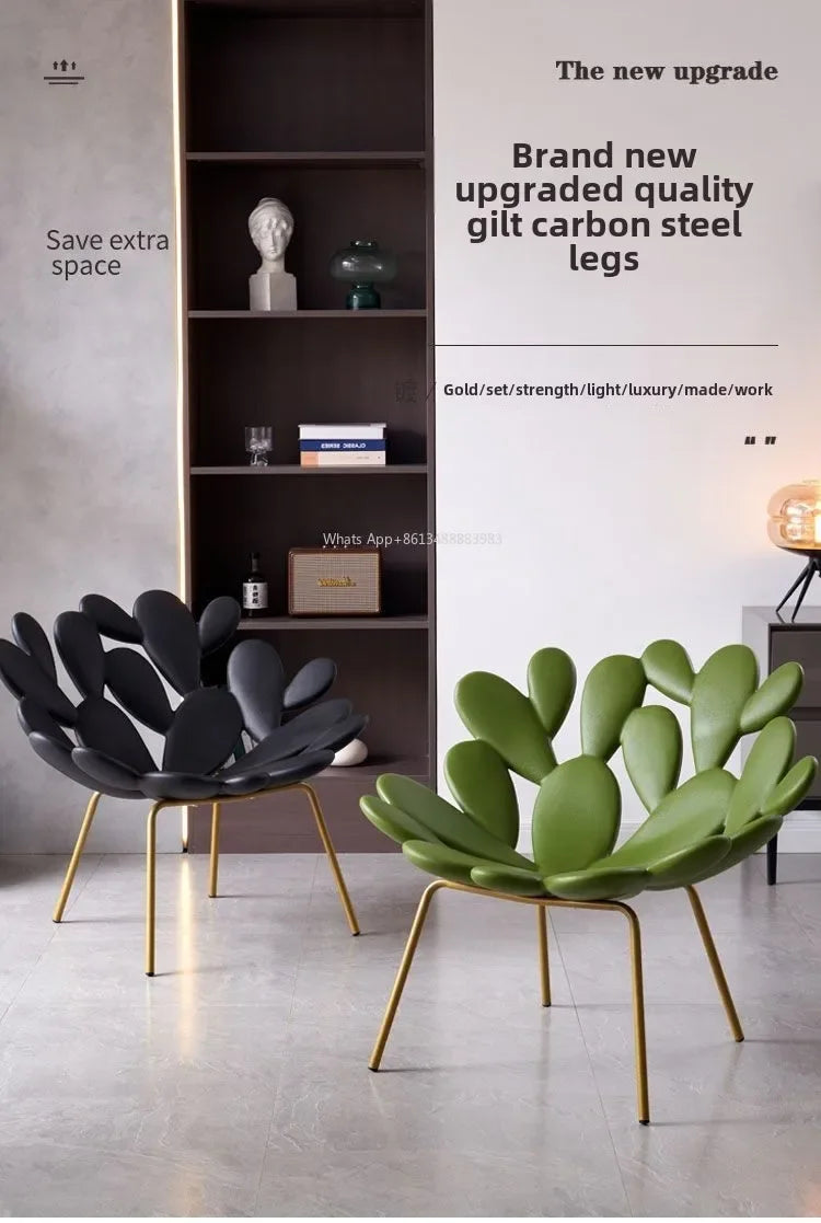 Internet Celebrity Cactus Chair  Leisure  Sofa  Modern Creative Light Luxury  Bed and Breakfast Living Room Balcony Outdoor