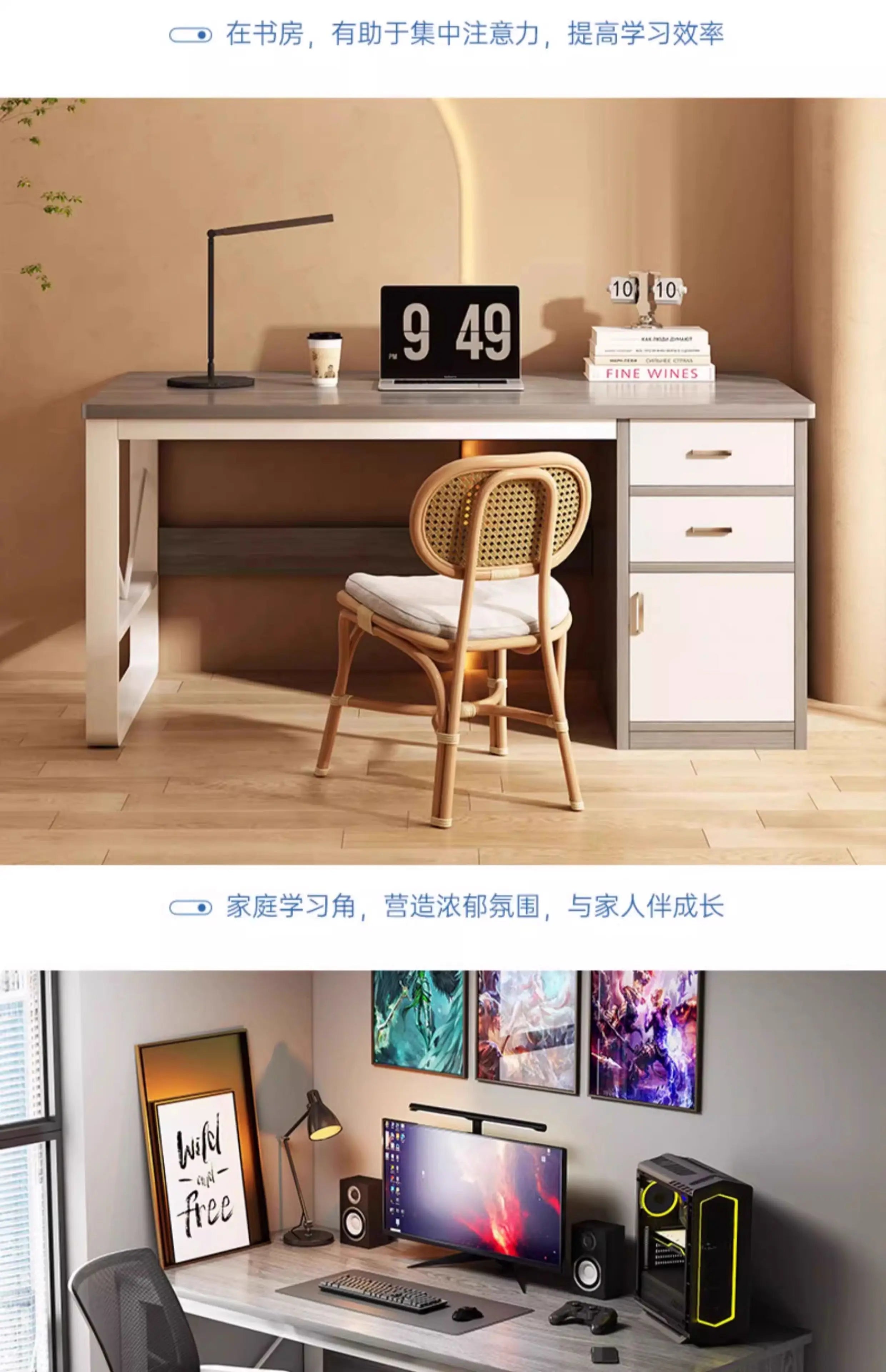 Dressing Simple Office Desk Bedroom Vanity Stainless Steel Office Desk Gamer Cabinet Coffee Escritorios De Oficina Furnitures