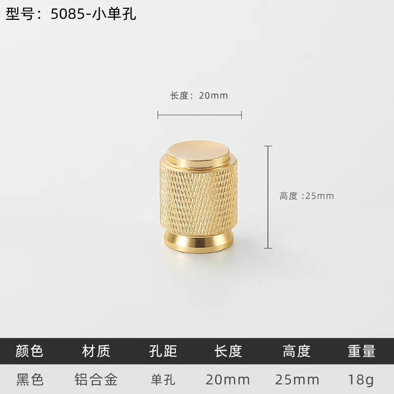 Black Gold Knurled Kitchen Cupboard Cabinet Storage Handles Closet T Bar Wardrobe Door Pulls Door Knobs Home Furniture Handles