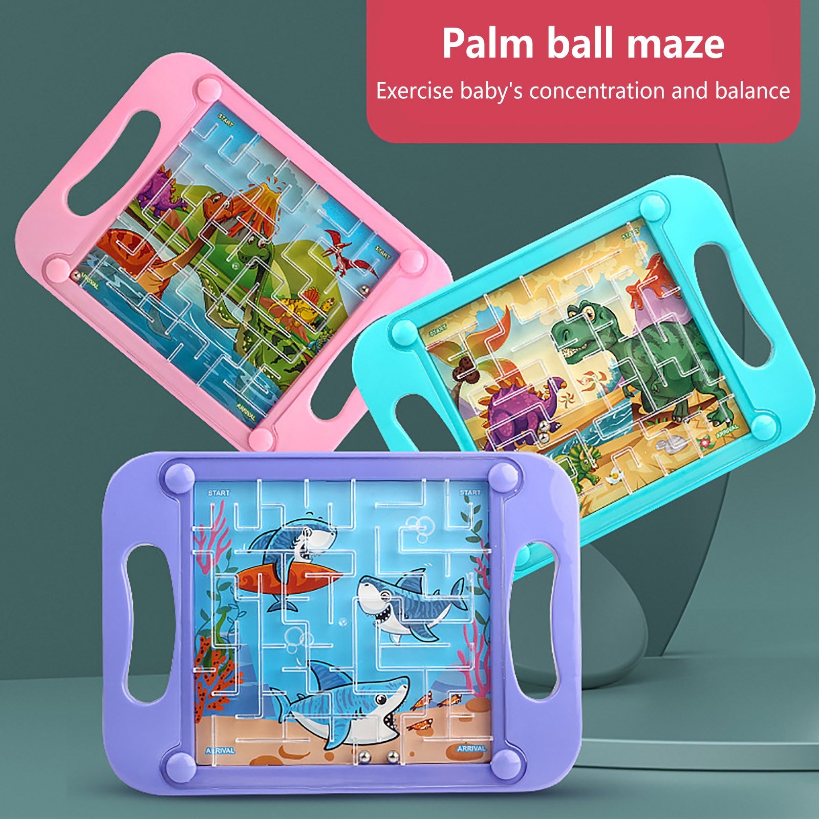 Gravity Balance 3D Maze Ball Memory Sequential Puzzle Toys for Kids Montessori Early Education Toy Adults Hard Challenges Game