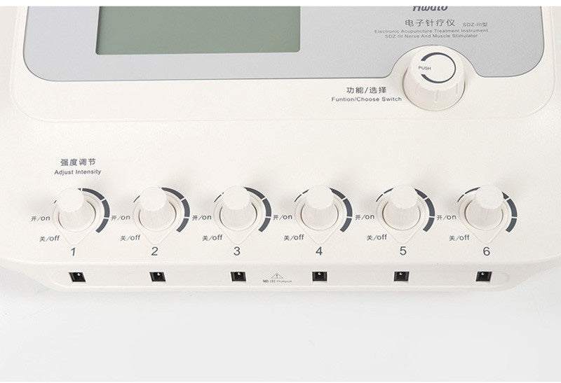 Hwato SDZ III Electro Low-Frequency Acupuncture Stimulator 6 Channels Acupuncture Needle Treatment for Nerve and Muscle Massage