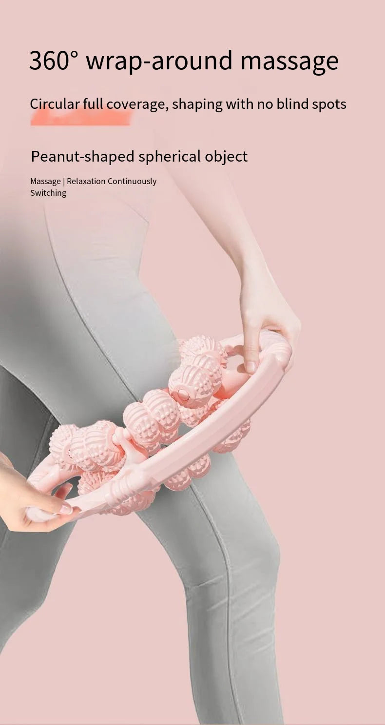 32 Wheel Leg Massager Ring Leg Clamp Roller Leg and Calf Muscle Exercise Home Fitness Relaxation Leg Slimming Tool