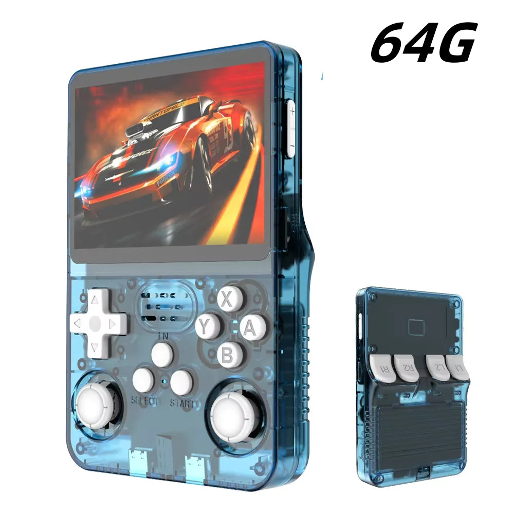 100% Original ARKOS R36S Retro Handheld Game Console 3.5'' IPS,15000+ Games,2 RAM chips, Linux Portable Pocket Player, 64G/128G