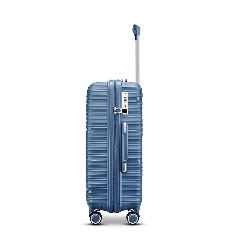 20/24/28 inch zipper trolley luggage bag travel suitcases with Universal wheels combination lock travel bags lightweight luggage