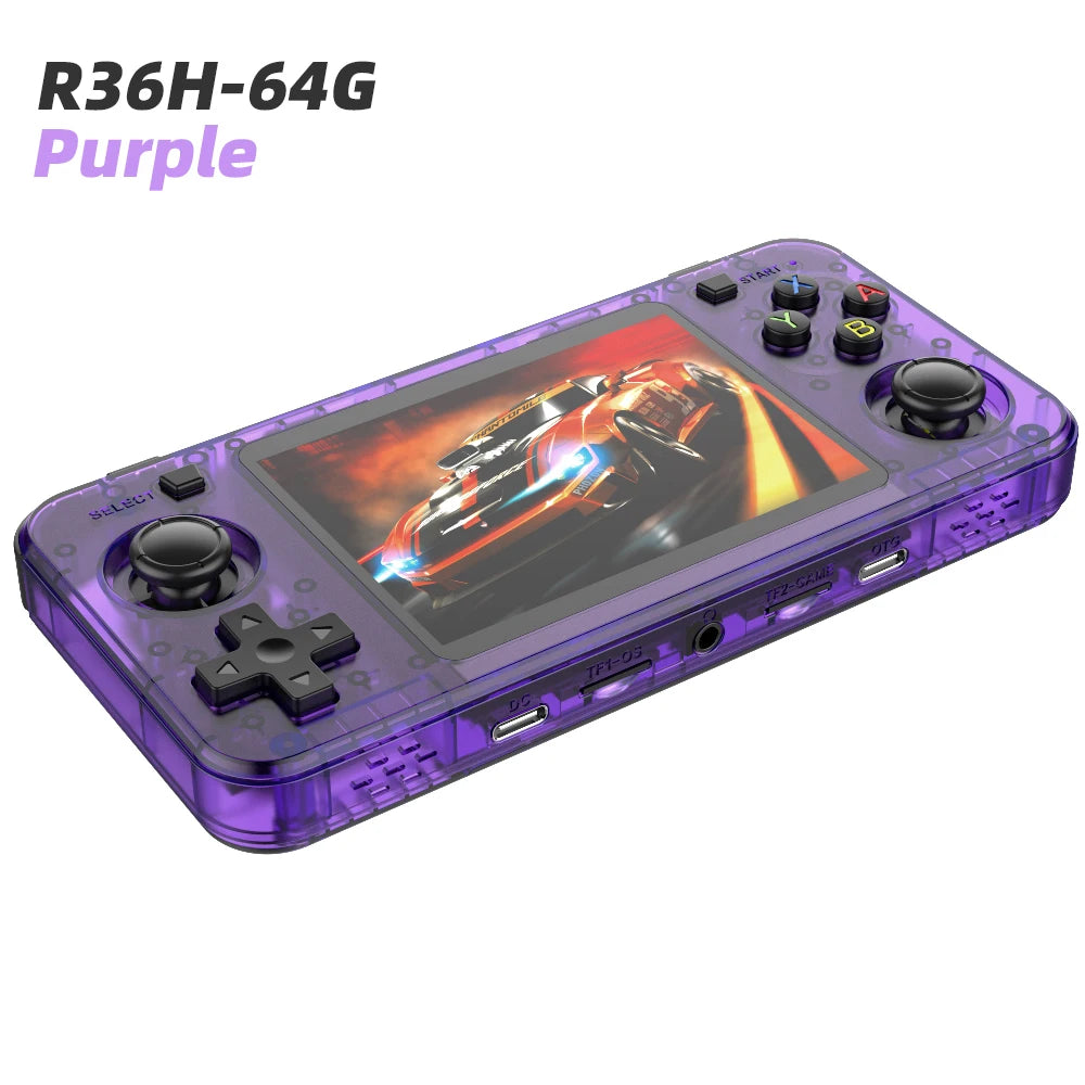 R36H open-source retro handheld game console cross-border Linux system 3.5-inch IPS full fit high-definition screen