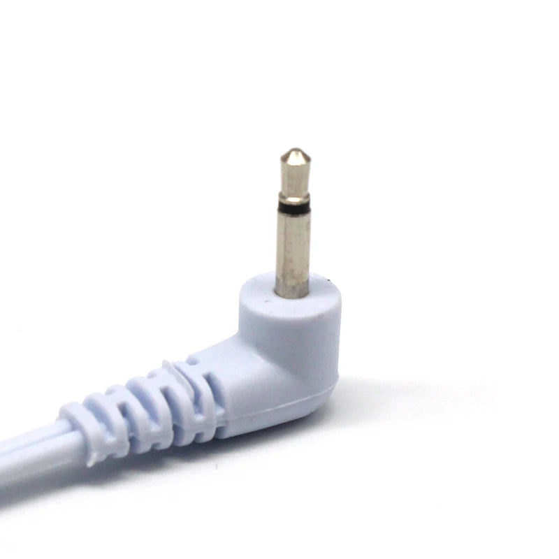 2 Way+4-Way Machine Massager Button Cable Electrode  Electrode PadsStandard Connection Massage  for  TENS Unit Lead Wires Cables