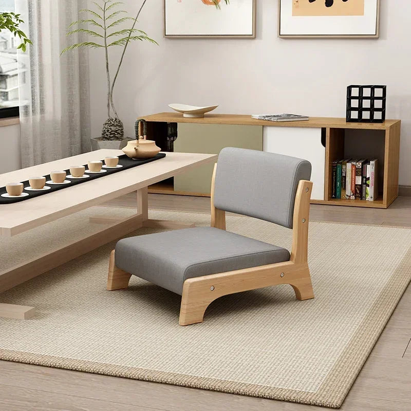 Modern Tatami Lazy Sofa Chair Japanese Living Room Furniture Back Floor Nordic Wind Bay Window Low