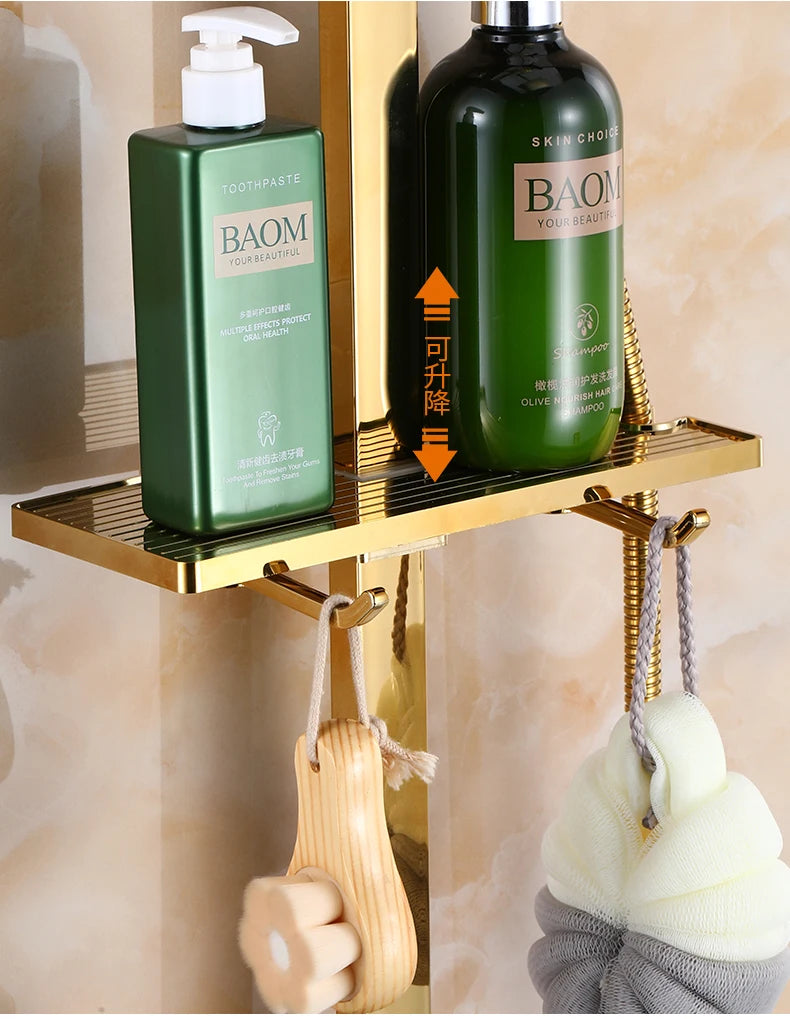 Thermostatic Digital Bathroom Shower Set Rainfall Shower Head Brass Bathroom Faucet Accessories Hot Cold Digital Shower System