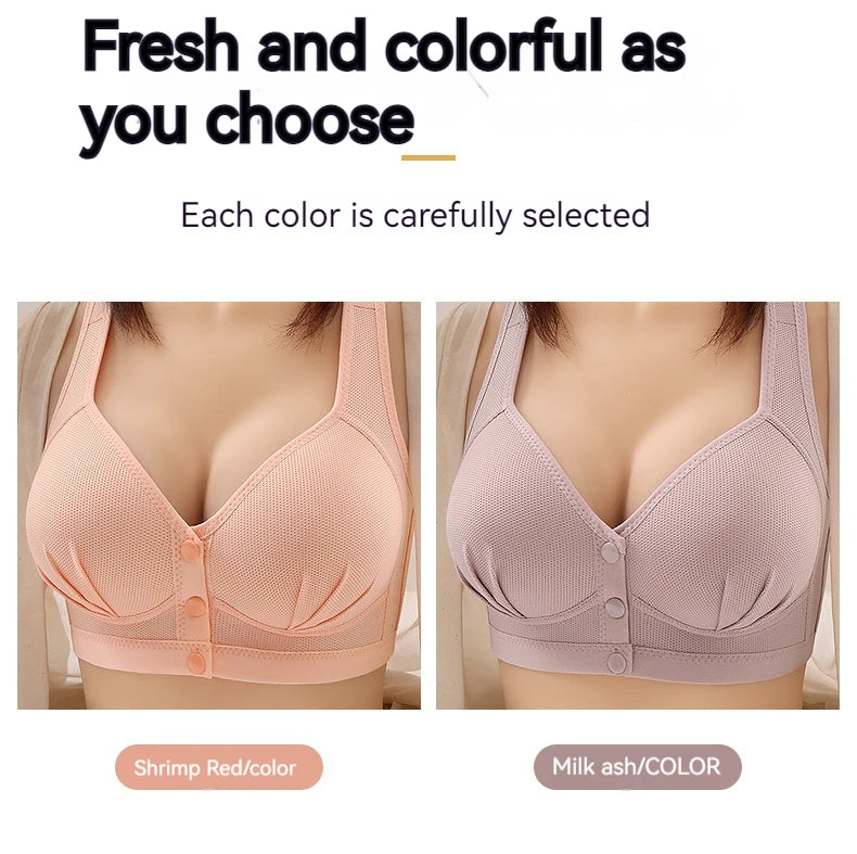 Maternity Bra Wire Free Front Closure Breastfeeding Nursing Bra Pregnant Women Sleeping Bras Gorge Allaitement
