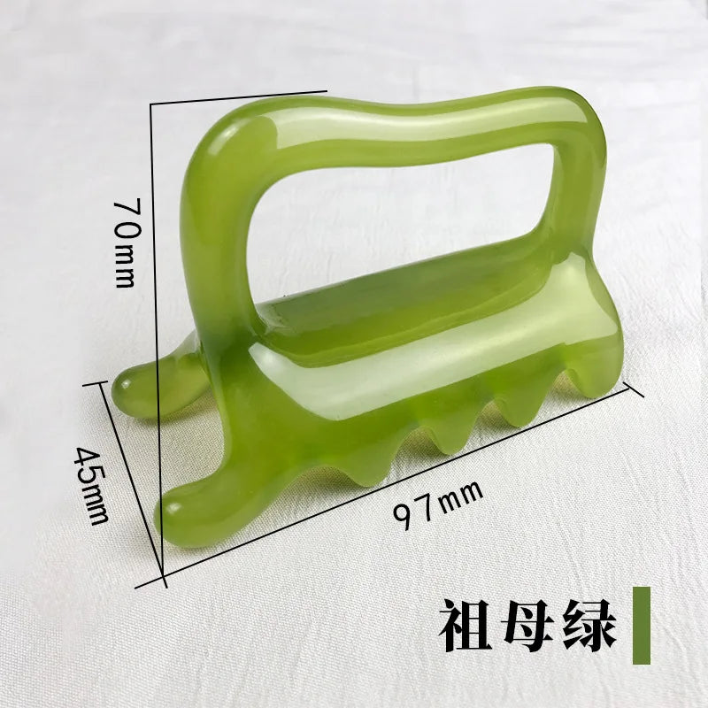 Large Fascia Massage Tool Cellulite Massager Tool for Cellulite Myofascial Release Neck Back Resin Trigger Point Massager