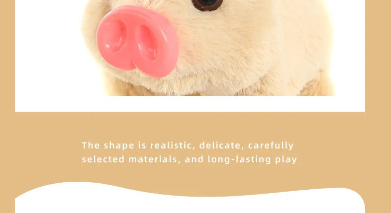 Electric Plush Leash Pig Simulation Called Walking Swing Electronic Pet Play House Doll Children's Toyshuggywuggytańczący kaktus