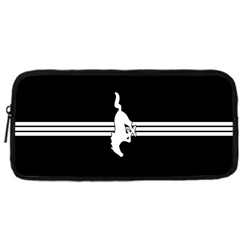 Child School Backpack with Fashion M-Mustangs car logo Lunch Bags ,Pencil Bags ,School Bags for Boys Girls Best Gift