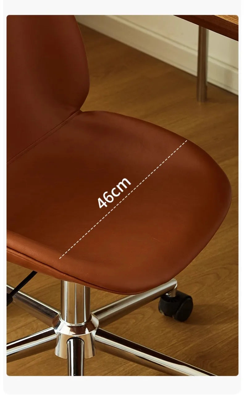 Nordic Light Luxury Office Chair, Home Lift Computer Chair, Simple Ergonomic Chair, Bedroom Backrest Leisure Chair