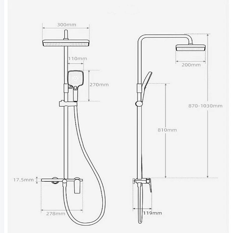 Golden Shower Set Bathroom Multi Function Spout Mixer With Shower Hand Hotel Apartment Bathtub Booster Shower Systems Set