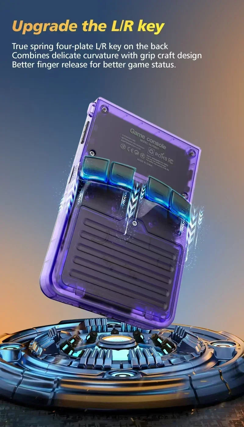 R36S updated R36XX Retro Handheld Game Console Linux ARKOS 3.5Inch IPS Screen Portable Pocket Video Player  Wi-Fi Games Kid Gift