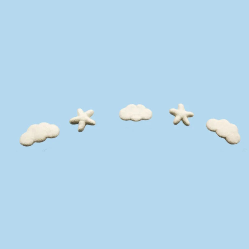 Newborn Photography Props Phone Wool Felt  Doll Rabbit  Clond and Star Photography Props Accessories Baby Studio