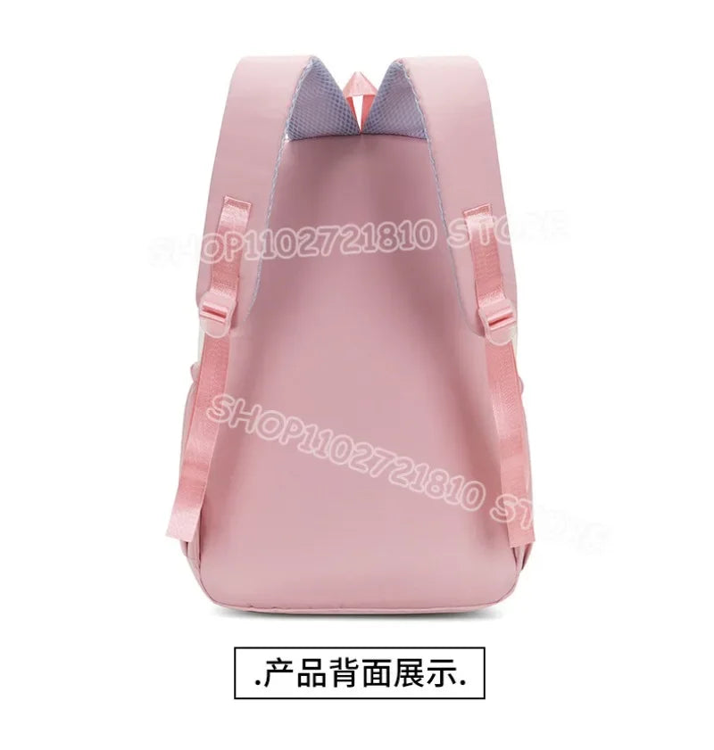 2pcs Snoopy School Bag Boys Girls Large Capacity Water-repellent Student Backpacks High Value Cute Cartoon Print Bookpack Gift