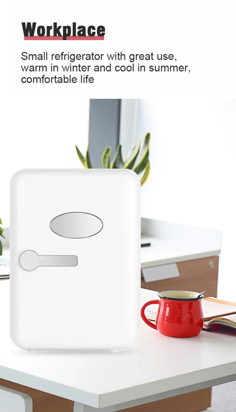 4L Mini Multifunction Refrigerator Cosmetics Mask Beverage Dormitory Refrigerators Cooler Warmer Beauty  Fridge for Car Home