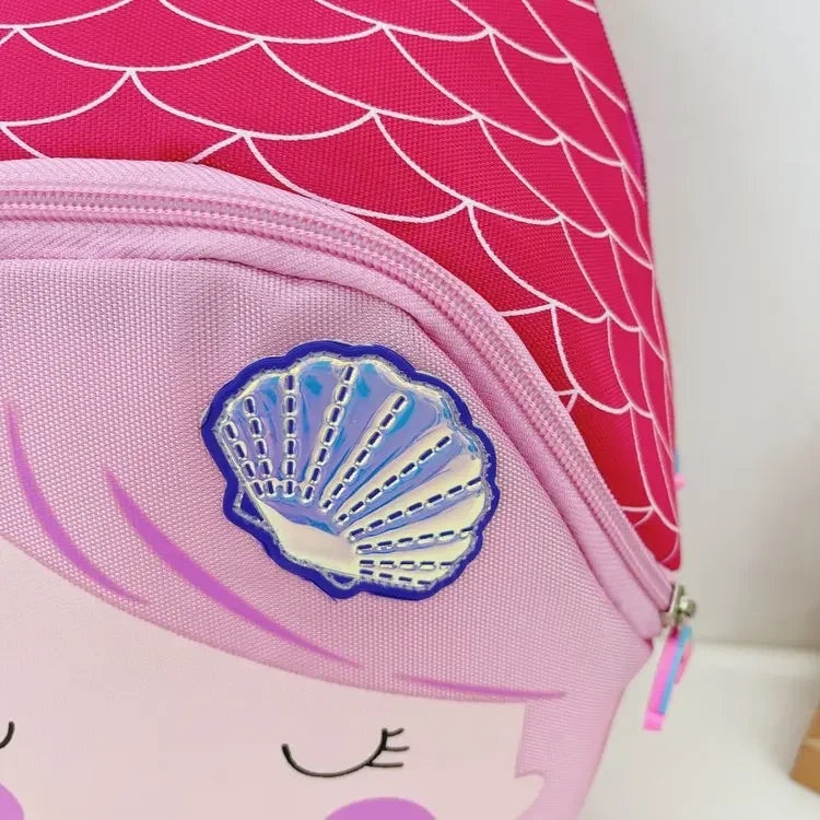 Kindergarten Sequin Princess Toddler Backpack Cartoon Fishtail Backpacks for Kids Cute Mermaid Children'S School Bag Purse Girls